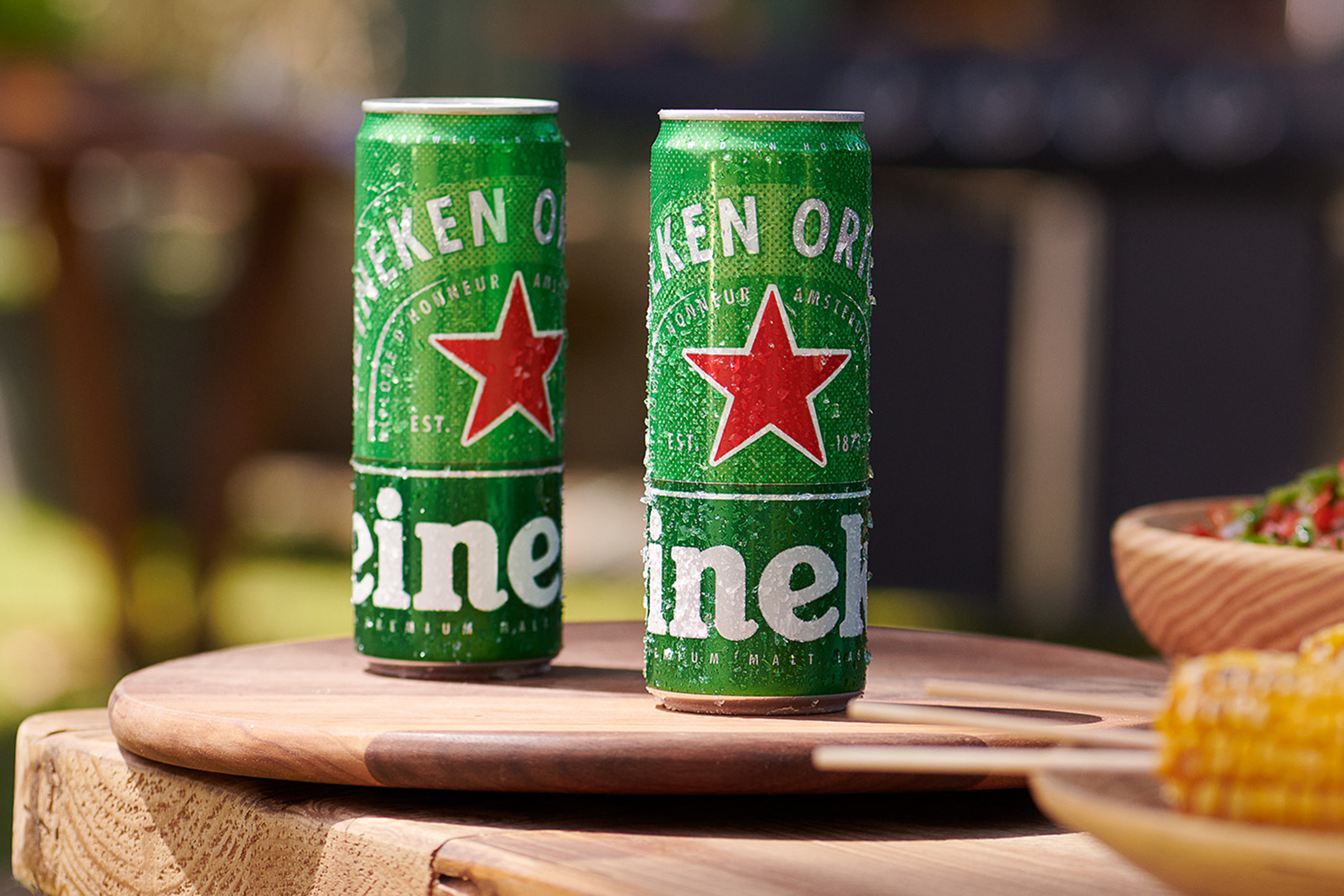 heineken cans